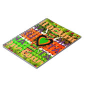 Kenia: Heel Afrika in één land - geweven vlag Notitieboek (Linkerzijde)