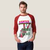 Kenia: Het T-shirt "I Choose Peace" (Voorkant volledig)