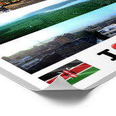 Kenia - I Love - Poster (Hoek)