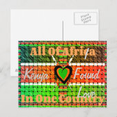 Kenia Ik vond liefde Briefkaart (Voorkant / Achterkant)