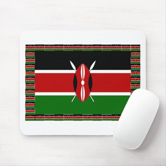 Kenia Kenyan Flags Muismat (Met muis)