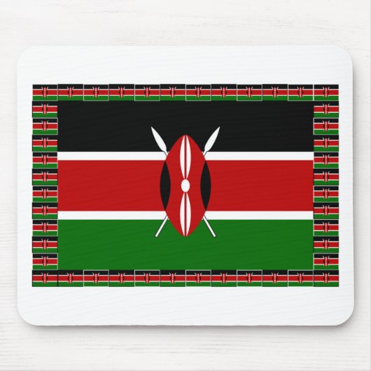 Kenia Kenyan Flags Muismat (Voorkant)