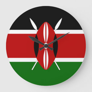 Kenia (Kenyan) Vlag Grote Klok