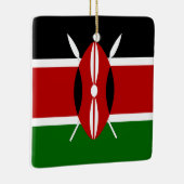 Kenia (Kenyan) Vlag Keramisch Ornament (Rechts)