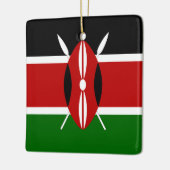 Kenia (Kenyan) Vlag Keramisch Ornament (Links)