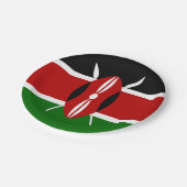 Kenia (Kenyan) Vlag Papieren Bordje (Gekanteld)
