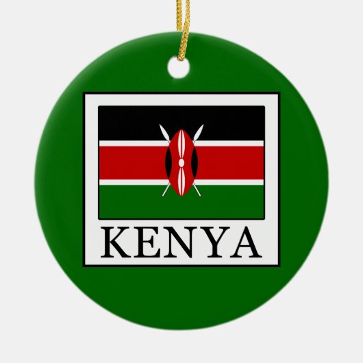 Kenia Keramisch Ornament (Voorkant)