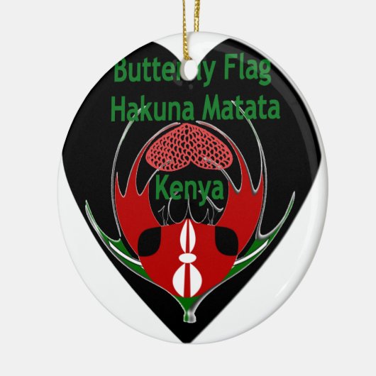 Kenia Keramisch Ornament (Links)