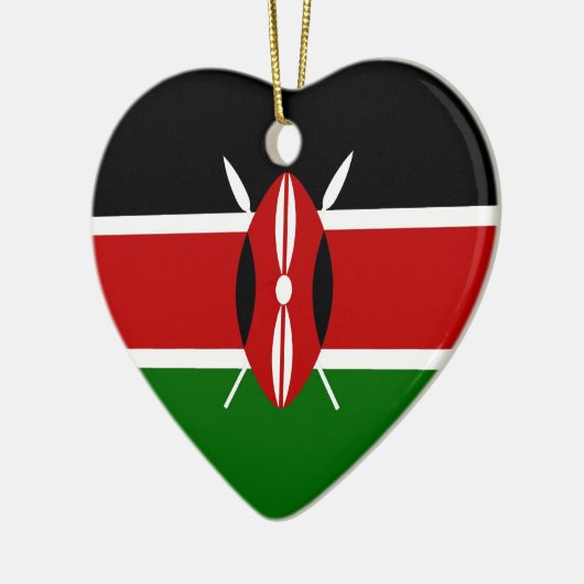 KENIA KERAMISCH ORNAMENT (Links)