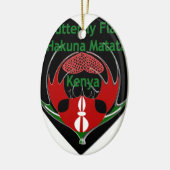 Kenia Keramisch Ornament (Links)