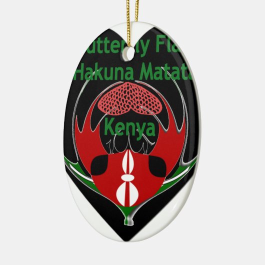 Kenia Keramisch Ornament (Links)