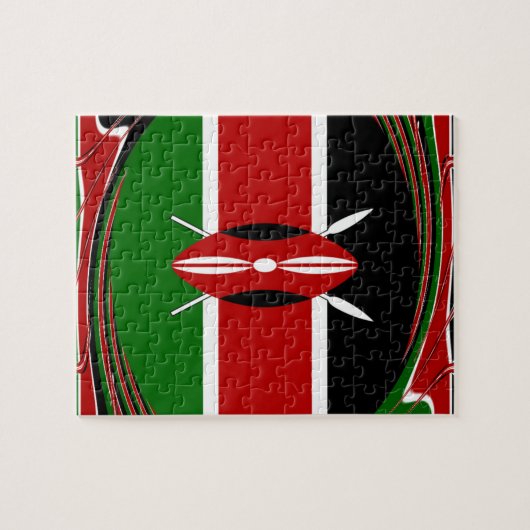 Kenia Legpuzzel (Horizontaal)