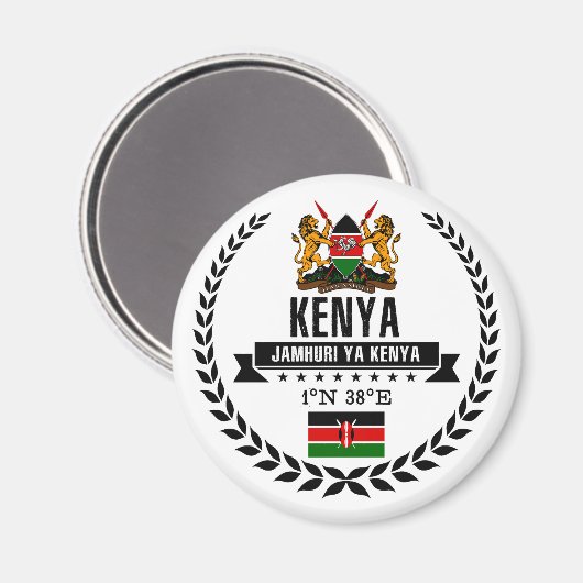 Kenia Magneet (Voorkant / Achterkant)