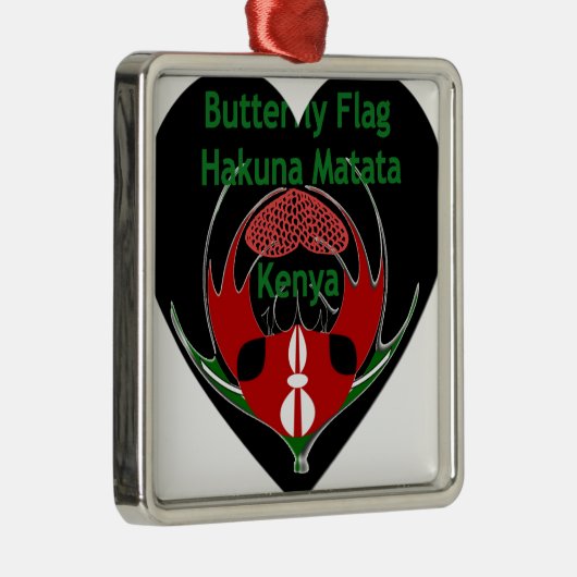 Kenia Metalen Ornament (Rechts)