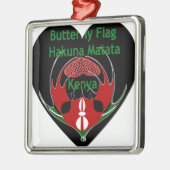 Kenia Metalen Ornament (Links)