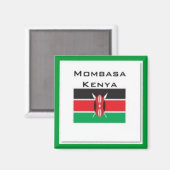 Kenia, mombasa magneet (Voorkant / Achterkant)