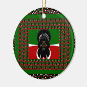 Kenia mooie heetten keramisch ornament (Links)