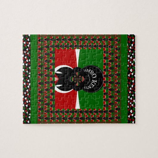 Kenia mooie heetten legpuzzel (Horizontaal)