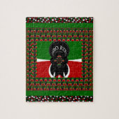 Kenia mooie heetten legpuzzel (Verticaal)