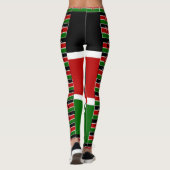 Kenia mooie mooie mooie racestrepen leggings (Achterkant)