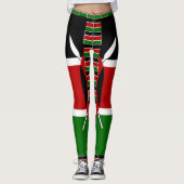 Kenia mooie mooie mooie racestrepen leggings (Voorkant)
