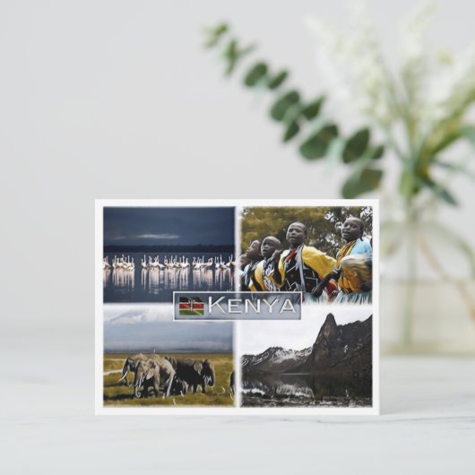 Kenia - Mosaic - Briefkaart (Staand voorkant)