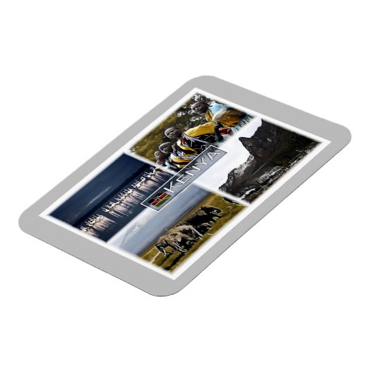 Kenia - Mosaic - Magneet (Linkerzijde)