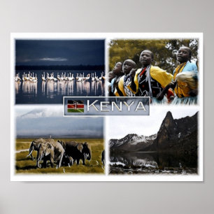 Kenia - Mosaic - Poster