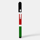 Kenia Naadloze Miniatuur Vlaggen Grens Lijsten Art Case-Mate iPhone Case (Achterkant / Links)