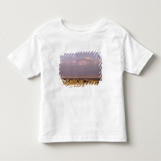 Kenia: Nationaal park Amboseli, Olifanten Kinder Shirts (Voorkant)