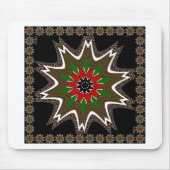 Kenia Nationale vlag Kleuren Patroon Art Design Muismat (Voorkant)