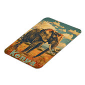 Kenia Olifant  Magneet (Linkerzijde)