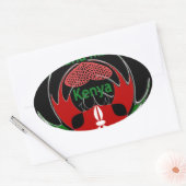 Kenia Ovale Sticker (Envelop)