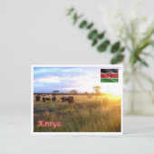 Kenia - Panorama - Briefkaart (Staand voorkant)