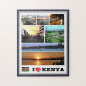 Kenia - Panorama - Legpuzzel (Verticaal)