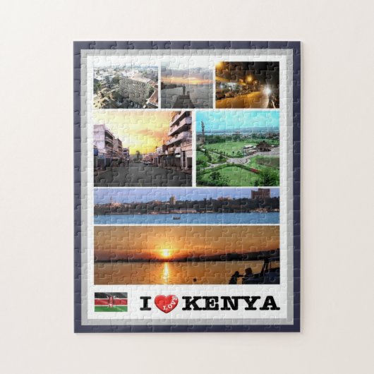 Kenia - Panorama - Legpuzzel (Verticaal)