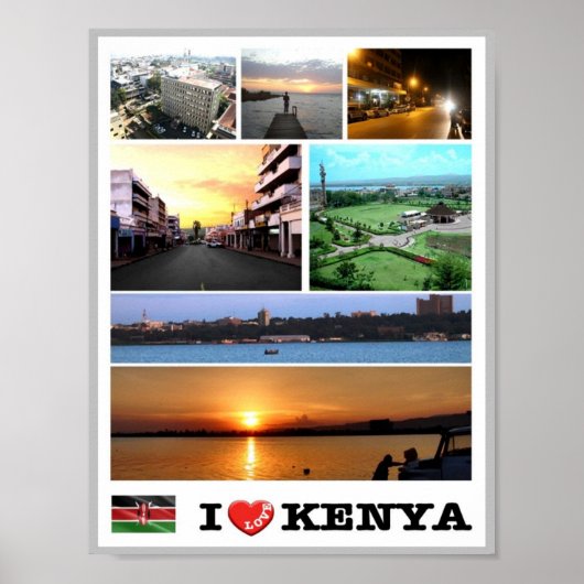 Kenia - Panorama - Poster (Voorkant)