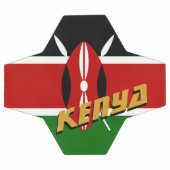 Kenia patriottisch Football & Keniaanse vlag/sport Voetbal (Enkel)