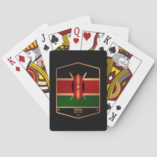 Kenia Pokerkaarten (Achterkant)