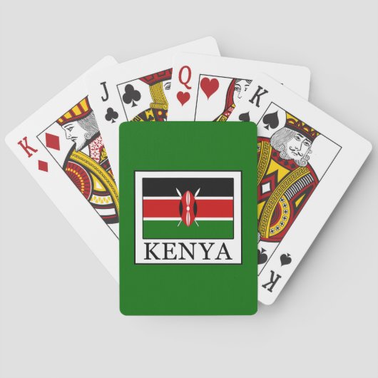 Kenia Pokerkaarten (Achterkant)