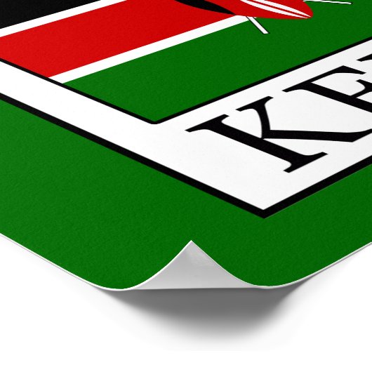 Kenia Poster (Hoek)