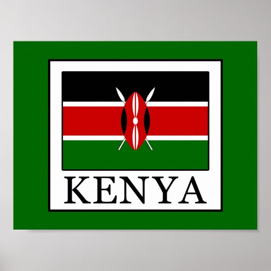 Kenia Poster (Voorkant)