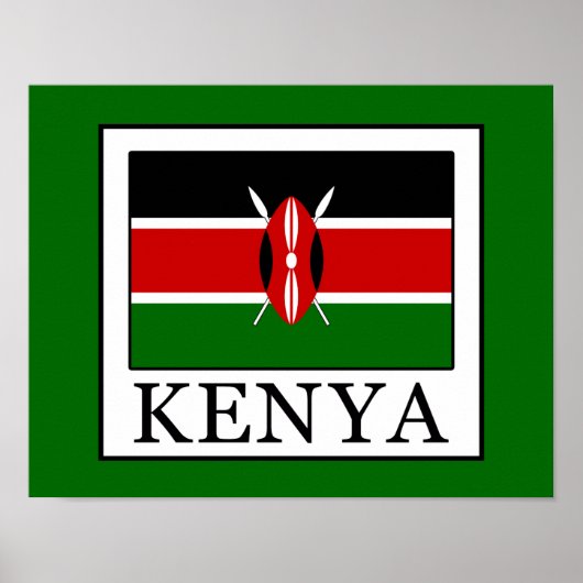 Kenia Poster (Voorkant)