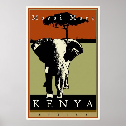 Kenia Poster (Voorkant)