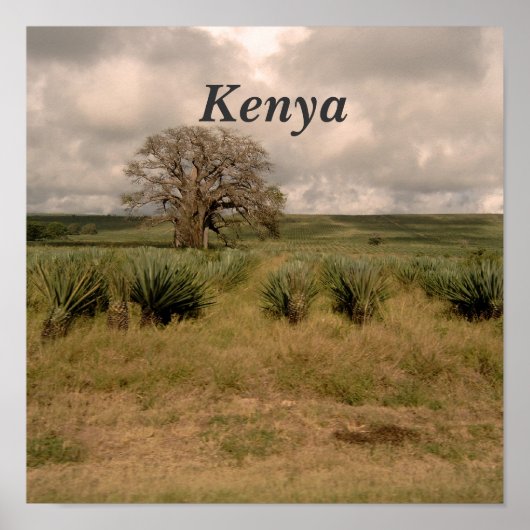 Kenia Poster (Voorkant)
