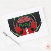 Kenia Rechthoekige Sticker (Envelop)