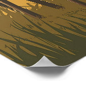  Kenia Reizen - Afrikaanse Giraffe Poster (Hoek)