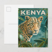 Kenia Reizen Briefkaart (Voorkant / Achterkant)