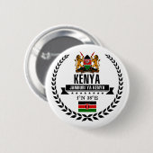 Kenia Ronde Button 5,7 Cm (Voorkant /achterkant)