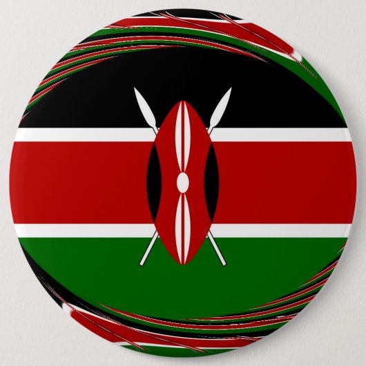 Kenia Ronde Button 6,0 Cm (Voorkant)